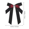 Ties crollo con latta di strass nastro per abbigliamento per collo pre-legato Accessorybow