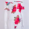 Women's Two Piece Pants Women's Sale Sexy Off Shoulder Bodysuit Short Sleeve Floral Print Rompers Womens Jumpsuits Summer Bodysuits