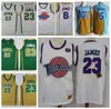 Mens 2002 Vintage St. Vincent Mary Mary High School Irlandês LeBron James Jerseys Moave Tune Squad Space Jam 2021 camisas brancas costuradas