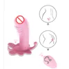 Kvinnliga fjärilsvibrator fjärrdildo bärbara vibrerande trosor Kvinnliga onanatorer Nipple Clit Vagina Massage Sexiga leksaker