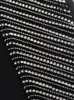 TRAF Женщины Мода с Bejeweled Fringe Detail Mini юбка Винтаж Винтаж высокой талии Боковая молния Женский Mujer 220401