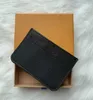 hot Card Holder wallet mens womens luxury ID Holder leather card holders black purses small wallets Luxury purse 3769 top