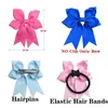 20pcs/Lot Cute Solid Snowflake Wstbonowa łuk Elastyczne opaski do włosów Durag HairPins 2020 Scrunchie Koreańskie akcesoria do włosów dla dziewczynki AA220323