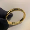 Ehering mit einem Diamanten, klassischer Stil, 18 Karat Gold, Paarring, verblasst nicht, offizielle Replik der Luxusmarke mit Box, exquisites Geschenk, hypoallergene Ringe, US-Größe