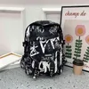 개인화 된 배낭 낙서 트렌드 패션 대용량 인쇄 된 학생 schoolbag 여행 레저 배낭