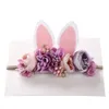 Europejski i amerykański Bril Easter Ear Pałą na głowę High Quality Girls Artificial Flower Fairband Princess Hair Band8617958