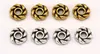 Tibetan silver gold 6mm gear Metal Alloy Spacer Beads Nepal Buddha Beads For Jewelry Making sg4gw