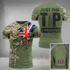 メンズTシャツイギリス軍迷彩Tシャツ男性と女性の高品質の特殊部隊3D印刷夏の特大の半袖