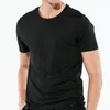 Men's T Shirts Anti Dirty Waterproof Men's Athletic T-Shirt Moisture-Wicking Fit Quick Dry Short-Sleeve Sports Tops Tees