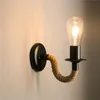 Lampa ścienna amerykańska loda LED ROPE RETRO Dekoracja salonu lustro z lekkim oświetleniem w pomieszczeniach schodów wystrój światła