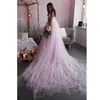 Jupes Magnifique 2022 Mélanger La Couleur De La Mariée Tulle Jupe De Mariage Tutu Train Détachable Sur-jupe Longue Rose Clair - Lilas JupesJupes