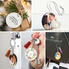 Keychains Sublimation Blanks Bulk Ornament Set For Crafts Jewelry MakingKeychains