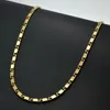 Designer Cuban Necklace 14K 14CT Gold Style Cuban 50-70cm Length Chain Necklace N45