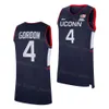 NCAA UConn Huskies Basketball College 4 Ben Gordon Jerseys 3 Jeremy Lamb 22 Rudy Gay 32 Richard Hamilton 15 Kemba Walker 34 Ray Allen Men