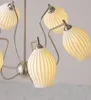 Post-moderne luxe en céramique suspension lampe britannique médiéval salon créatif salle à manger décor chine lumière LED ail