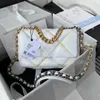 Najwyższej jakości damskie dekoracje flapy modne torby luksusowe designerskie torebki kobiety multi akcesoria torba na ramię skórzane sprzęgło łańcucha crossbody monety torebki