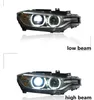 Bildelar Huvudlampa för F30 LED-strålkastare 2013-18 F35 F80 M3 Strålkastare 320i 325i High Beam Angel Eye Turn Signal Lights