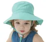 Bebê verão chapéu de sol meninos bonés crianças unisex beach chapéus dos desenhos animados tampões infantis uv proteção gc848