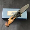 Liome X50 Coltello pieghevole tattico da esterno Manico in legno Campeggio Pesca Caccia Sopravvivenza Coltelli tascabili multifunzionali Strumento EDC