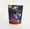 Ruimte Astronaut Mylar Zakken Ontwerp Geur Proof Pouch 3.5g Verpakking Stand Up Pouches Rits Print Hersluitbare verpakking zak