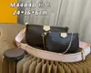 3 pièces/ensemble sac à bandoulière le plus populaire accessoires multi-poches sac à main croisé pour femmes sac de messager sac à main de créateur de fleurs