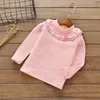 Girls Fashion T Shirts Baby Spring Autumn Long Sleeve Sweatshirt Children Cotton Printing Sweat 2 6 Years 220620