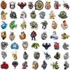 50PCS Cool Colorful Fitness Fierce Muscle Animal Funny Stickers Motorcycle Luggage Refrigerator Waterproof Graffiti Stickers2312287