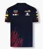 F1 2021 Säsong Team Uniform Polyester Quick-Torking Anpassningsbar motorcykel racing kostym T-shirt nedförsbacke kortärmad summa