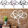 Университет металлической стены уникальный дизайн стены Art Room Eternal Love Infinite Heart Iron Interior 220607