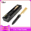 Multifunctional Hair Comb Straightener Anti-scalding Heating Curling Straightening Tool Wet And Dry 220602