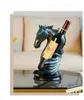 Forma de cavalo Prateleira Prateleira Vinho Estátua Estátua Criativa Garrafa de Vinho Suporte Cozinha Jantar Bar Barware Wine Rack