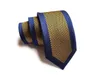 Uomini sottili di seta lega la moda da 6 cm a strisce magra cravatta floreale per uomini intrecciati in tessuto formale festa di matrimonio 13