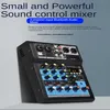 Profesjonalny mikser audio do przesyłania strumieniowej 4 -kanałowej cyfrowej konsoli miksowania DSP Wzmacniacz stereo stereo DJ Studio Sound Board334Q