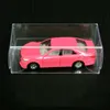 25 pièces modèle jouet voiture Transparent PVC boîte roue anti-poussière exposition mariage faveur fête décoration clair cadeau affichage 220427