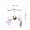 Objets décoratifs Figurines Lit bébé Mobile Feutre Avions Nuage Jouets Pour Fille Garçon Lit Cloche Plafond Suspendu Pendentif Chambre Pépinière Déco