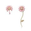 Hoop Huggie Sweet Style Small Zou Chrysanthemum 5 Färger Metallörhängen Lämplig för kvinnors semesterfest Giftshoop ODET22