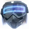 Parti Maskeleri Bluetooth RGB Aydınlatma Parti Karnavalı LED SKI Gözlük Diy LED Gözlükler Ekran masası ekranı Matris Hediye Oyuncakları 220826