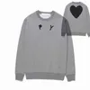 Mens hoodie Red Heart Hoody Designer Crew Neck Sweatshirts For Woman O-Neck Love Top Clothing High Quality Jumper Letter Print Casual Street Clothes Fashion Trend 205