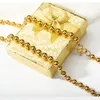 Collier chaîne Figaro rempli d'or jaune 60 cm pour homme de qualité supérieure 24 carats