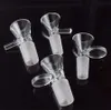 Tigelas de vidro de Hookahs com o punho 14mm 18mm masculino redondo bongo tigela acessórios para fumar para adaptador de tubulação de água