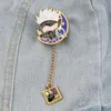 Pins Brooches Japanese Manga Gojo Satoru Anime Cute Enamel Pin Badge Cartoons Collar Lapel For Backpack Decoration Jewelry GiftsPi2832258