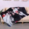 Benutzerdefinierte Cartoon Anime Flanell Decke Weiche Kinder Decke Anpassen Po Decken für Bett DIY Druck Drop 220616