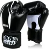 3 färgboxningshandskar vuxna manliga kvinnliga guantes cuero sparring handskar mitts vas de boxeo stansväska handskar tkd238a2519098