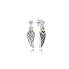 Designer 925 Argent Boucles D'oreilles Femmes Nouveau Luxe Original Fit Pandora Cercle Fleur Plume Pendentif Mode Tendance Boucles D'oreilles DIY Dames Cadeaux