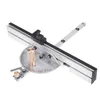 Conjuntos profissionais de ferramentas manuais 450mm Manuse de bronze Mitre Alumínio Perfil Perfil Stop Stop Table Sraw/Mitre SAW REMENTE