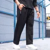 Męskie spodnie wiosna lato męskie bawełniane spodnie dresowe sporty plus rozmiar 10xl 12xl 150 kg zamków błyskawicznych elastyczność 70 mferlier 60men's Drak22