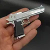 Keychains 13 Desert Eagle Pistol Gun Miniature Model Keychain Full Metal Shell Alloy Can Not Shoot Boy BirthdayGift Whole9320593