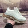 Men's Women's Casual Shoes White Black Air Cushion Triple S Low Make Old Combination Boots Sports Size EUR 36-45
