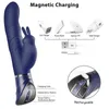 NXY Vibrators Silicone Female Big Adult Usb Charger Rechargeable Speed Lady Sex Toy g Spot Rabbit Shape Dildo Vibrator for Women 0411