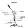 Presse-agrumes en acier inoxydable presse-agrumes Orange citron grenade manuel main pressage Machine appareil ménager